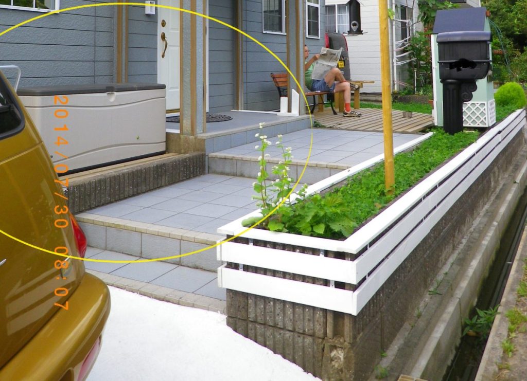 外構工事4　小デッキ