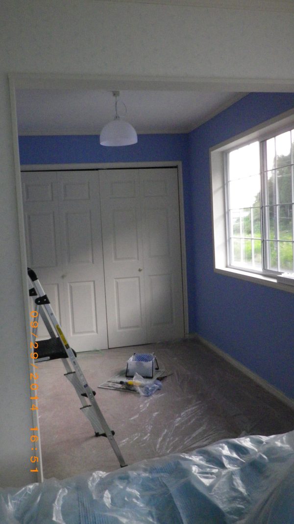 壁塗り3　主寝室