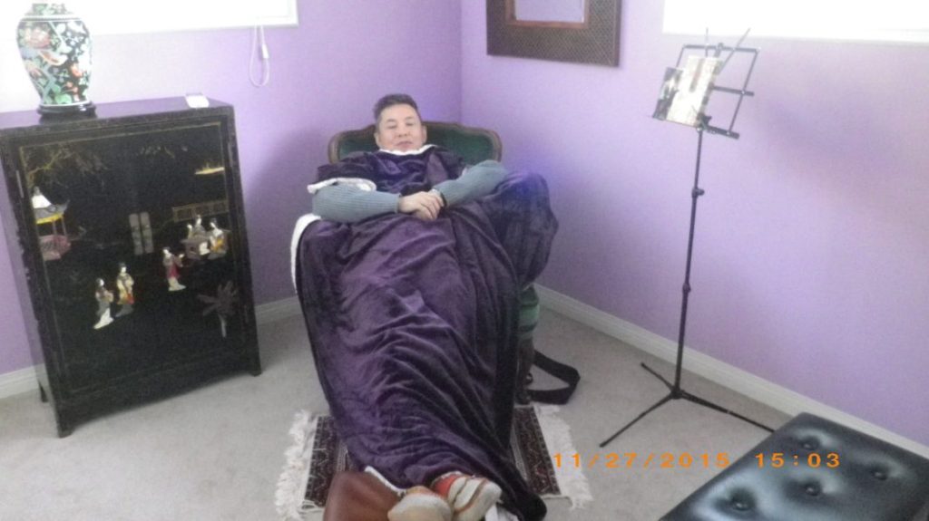 ガレージ屋根の骨組み